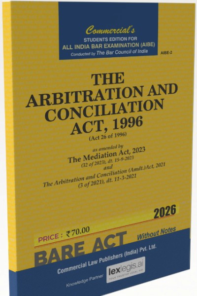 The Arbitration & Conciliation Act, 1996 | AIBE