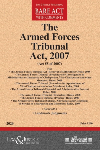The Armed Forces Tribunal Act, 2007