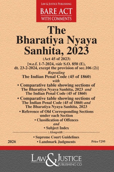 The Bharatiya Nyaya Sanhita, 2023 (Bare Act)