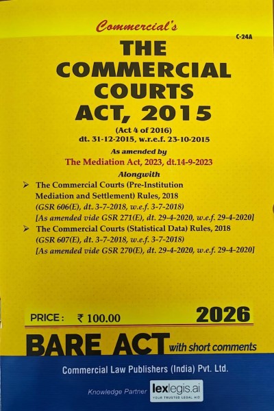 The Commercial Courts Act, 2015