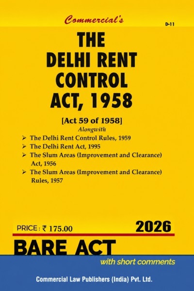The Delhi Rent Control Act, 1958 along with Rules, 1959 and Delhi Rent Act, 1995