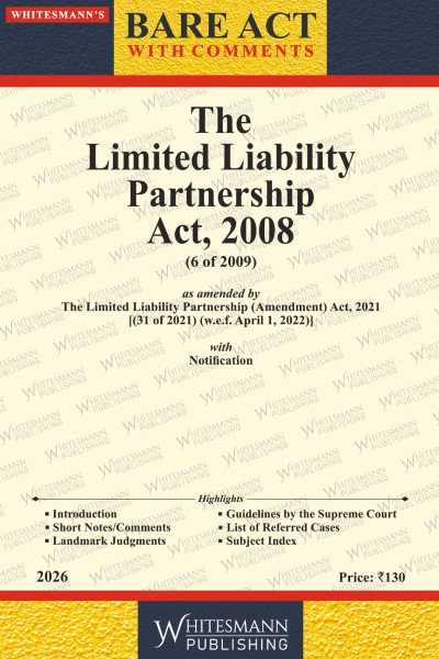 The Limited Liability Partnership Act, 2008