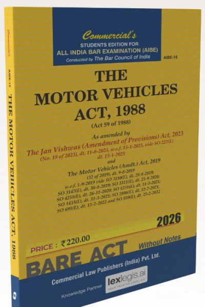 The Motor Vehicles Act, 1988 | AIBE
