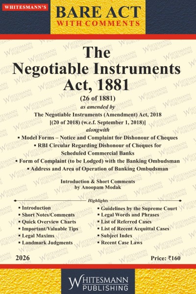 The Negotiable Instruments Act,1881