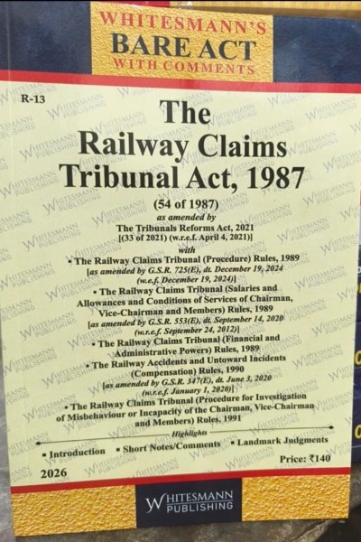 The Railway Claims Tribunal Act, 1987