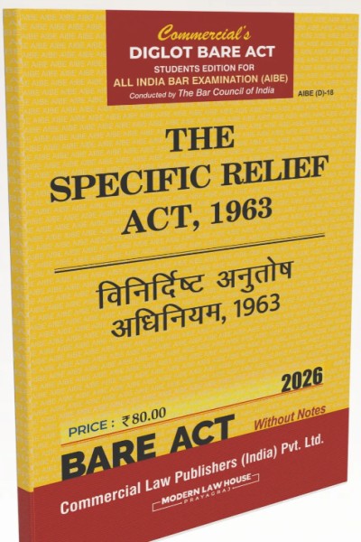 The Specific Relief Act, 1963 | AIBE | Diglot