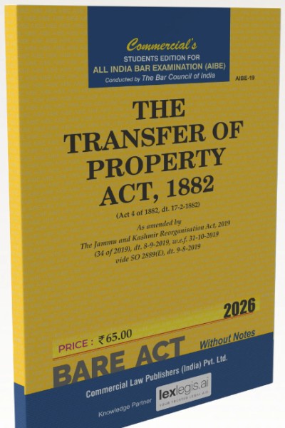The Transfer of Property Act, 1882 | AIBE