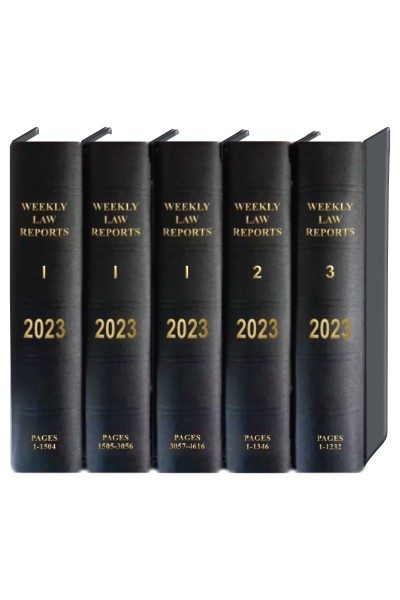 The Weekly Law Reports (Bound Volumes)