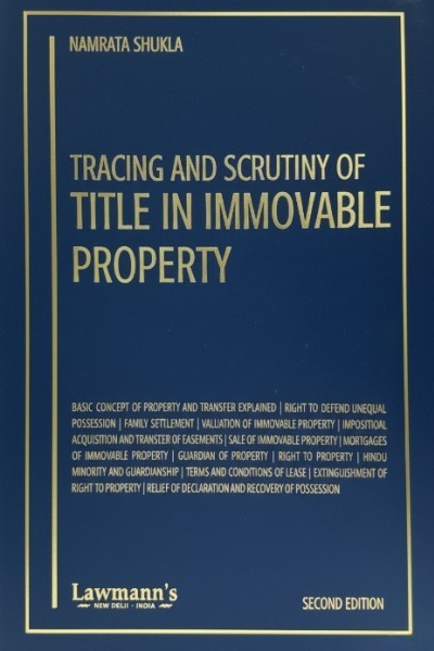 Tracing and Scrutiny of Title in Immovable Property