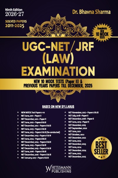 UGC NET JRF Law Examination | 10 Mock Tests Paper 2 | Previous Years Solved Papers 2011-2025