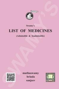 Swamy List of Medicines - 2020