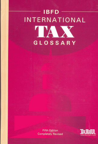 International Tax Glossary