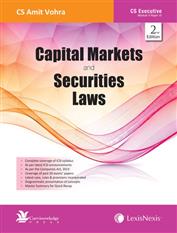 Capital Markets and Securities Laws [For CS Executive, Module II Paper VI]