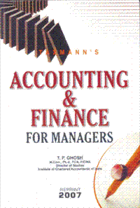 Accounting - Finance Managers- T P Ghosh