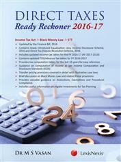 Direct Taxes - Ready Reckoner 2016-2017