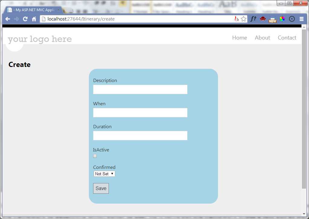A Boolean and nullable Boolean editor in action