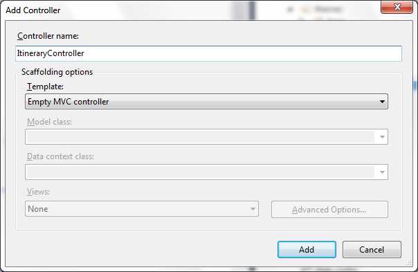 Add a new controller