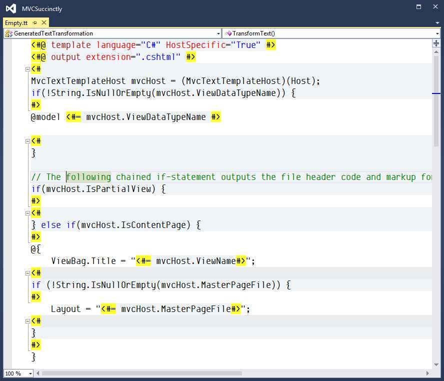 Editing with an extension