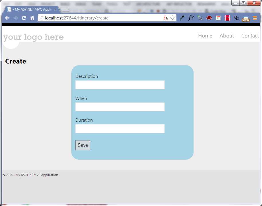 Output for EditorFor