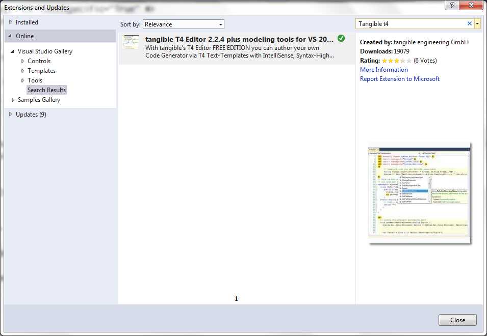 The Tangible T4 extension