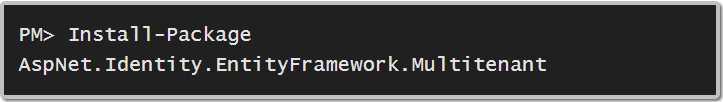 ASP.NET Identity EntityFramework with multitenancy support