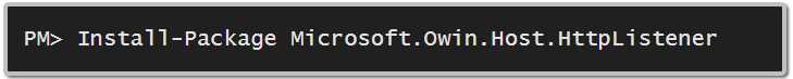 Installing the HttpListener NuGet package