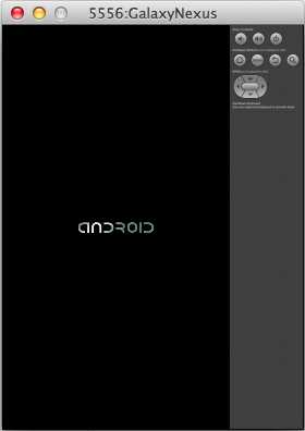 The Android device emulator