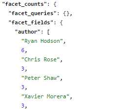 Author facet