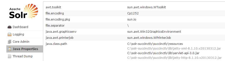 Java Properties Thread Dump