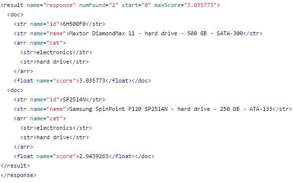 No filter query response