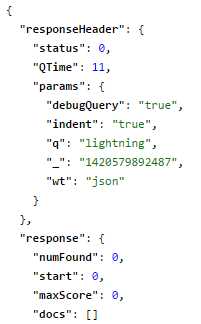 Query for lightning has no results
