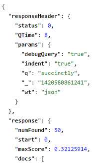 Query for succinctly