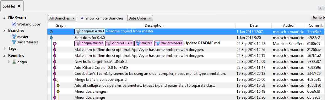 SourceTree as Git client