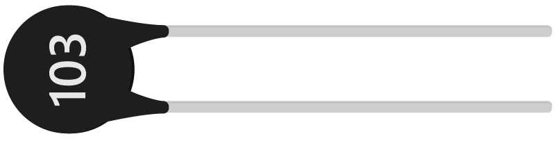 10K Ohm NTC 5mm Thermistor