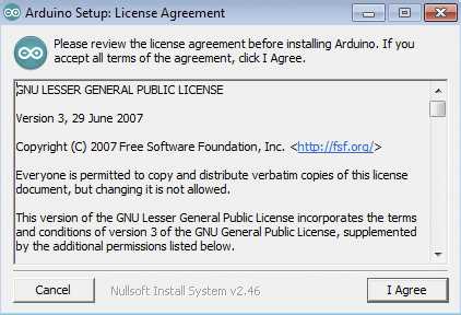 Agree with the License Agreement by clicking “I Agree”