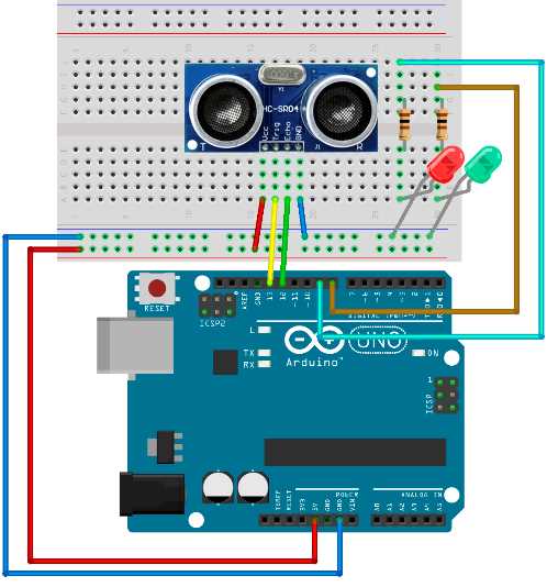 Distance alarm wiring
