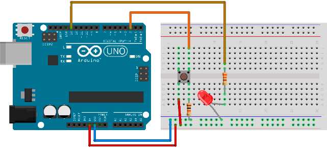 Pushbutton wiring schema