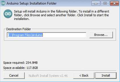 Select Installation Folder and click Install