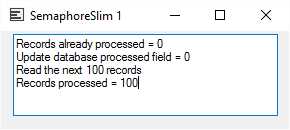 Form Implements SemaphoreSlim