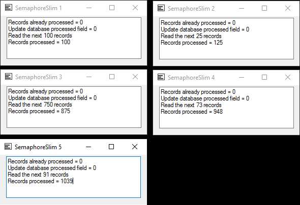 Several Forms Accessing the Same Data Source