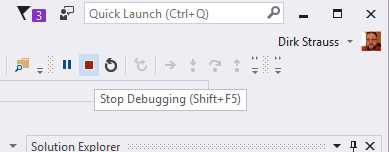 Stop Debugging