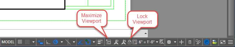 Lock and Maximize Buttons in the Status Bar