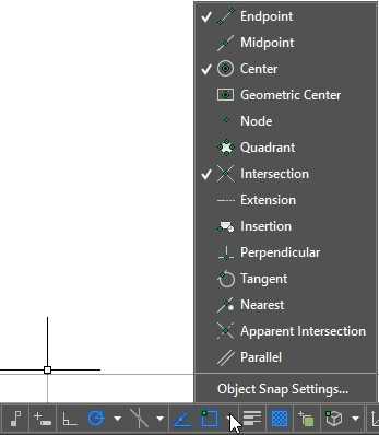 Running Object Snaps