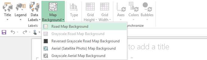 Options to change map background