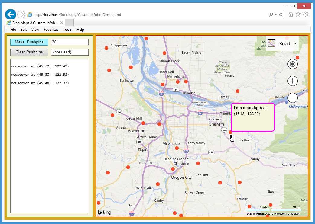 Custom Infobox with Reproducible Random Locations Demo
