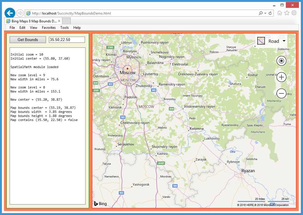 Getting Map Properties Information