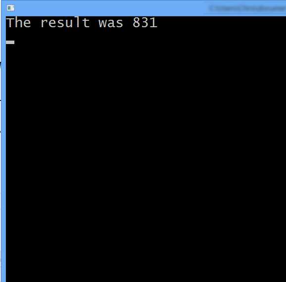 Output from Race Conditions