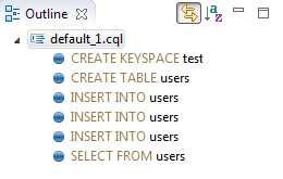 DevCenter Outline Pane