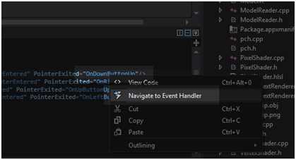 Adding Event Handlers