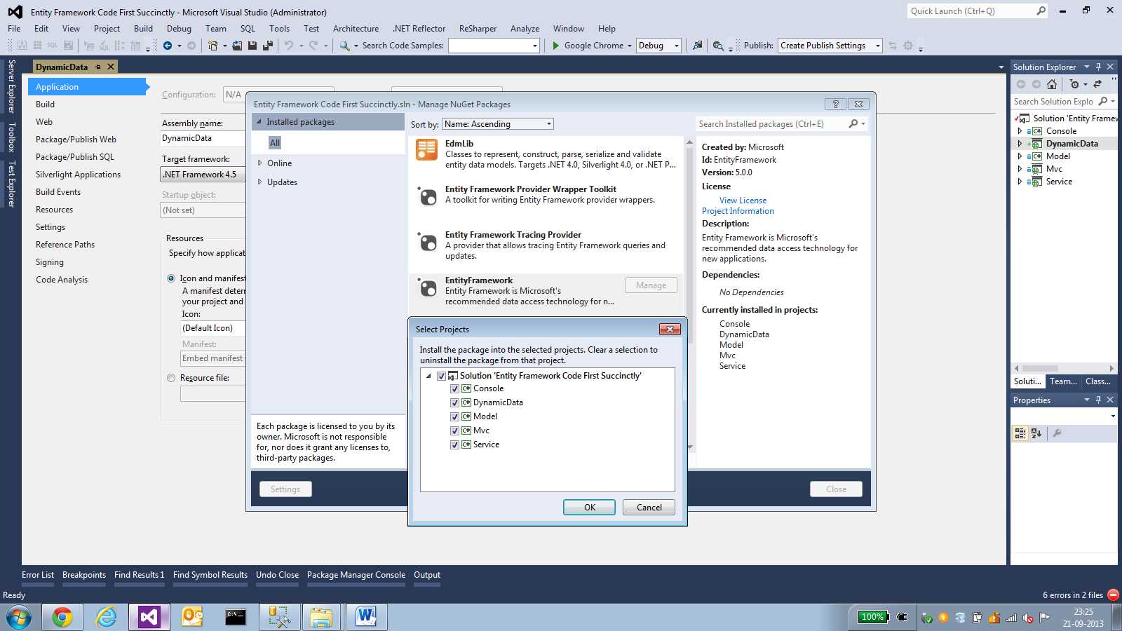 Adding a NuGet reference